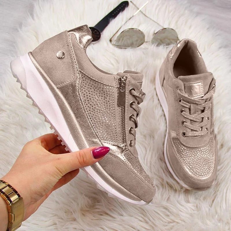 Ginette | Zip-Up Orthopedic Sneakers