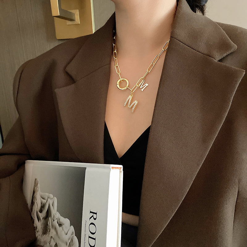 M Letter Pendant