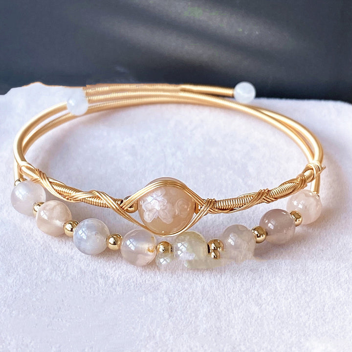 Moonstone Freshwater Pearl Bracelet