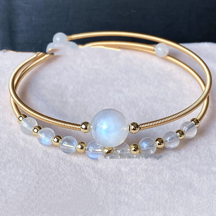 Moonstone Freshwater Pearl Bracelet