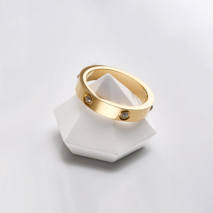 Titanium Steel Couple Ring