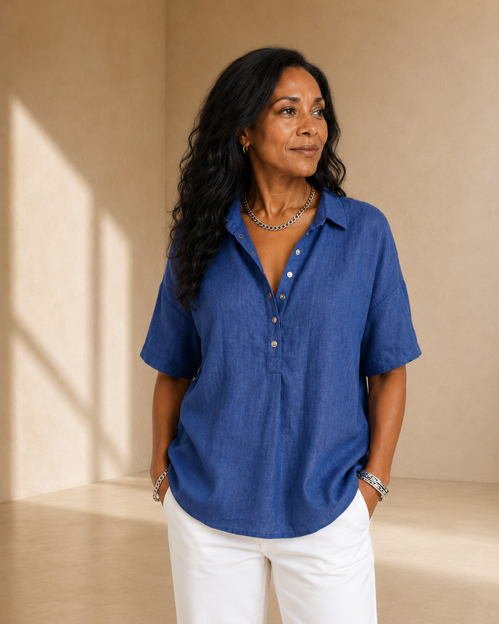 Willow | Blouse with Collar and Button