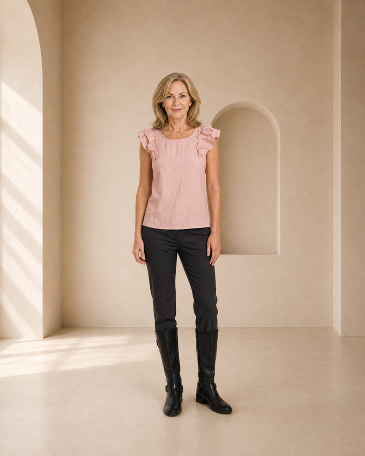 Zhavia | Classy Frill Summer Top