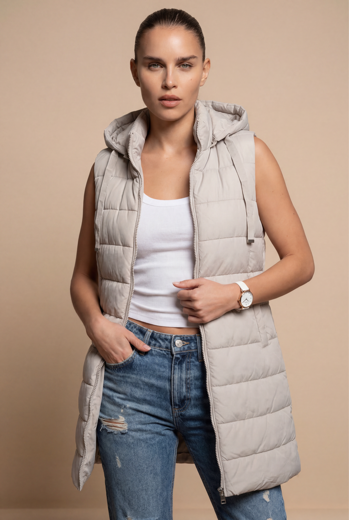 RAIN | Hood Long Puffer