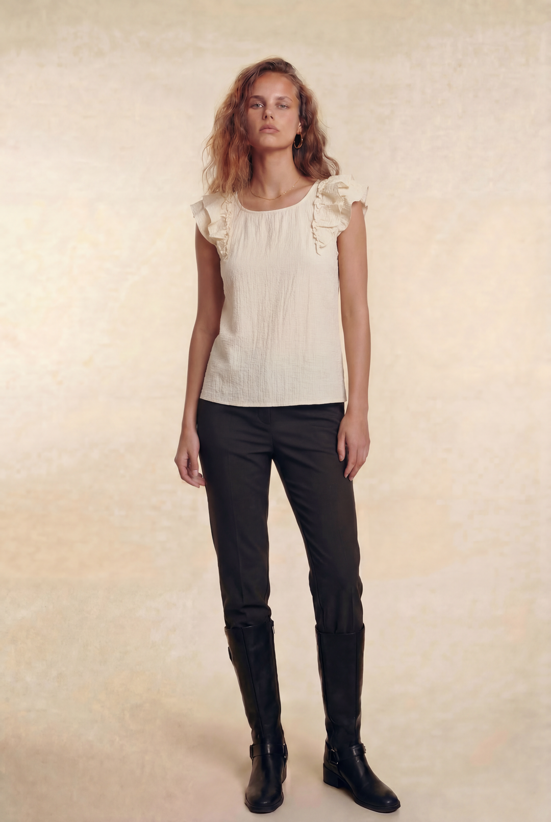 Zhavia | Classy Frill Summer Top