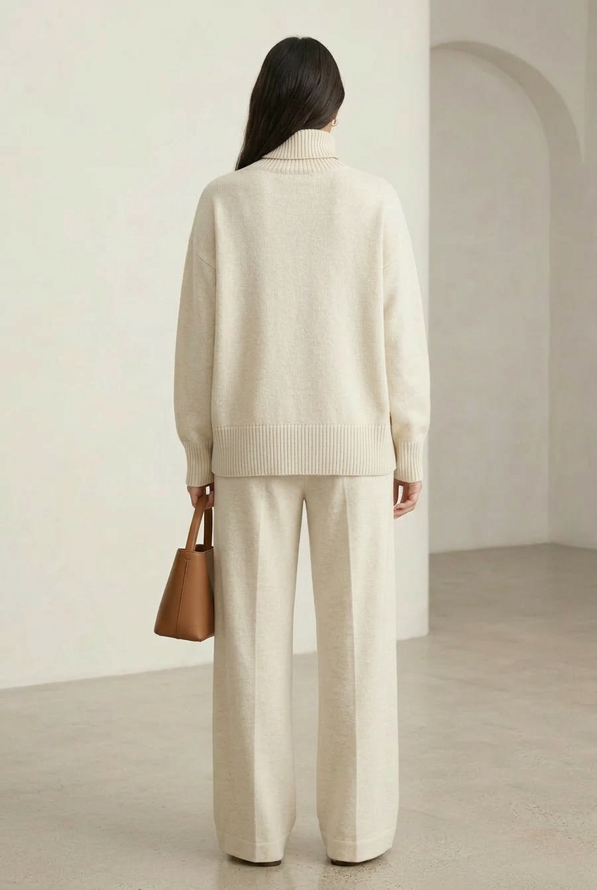 Elyza | High-Neck and Wide-Leg