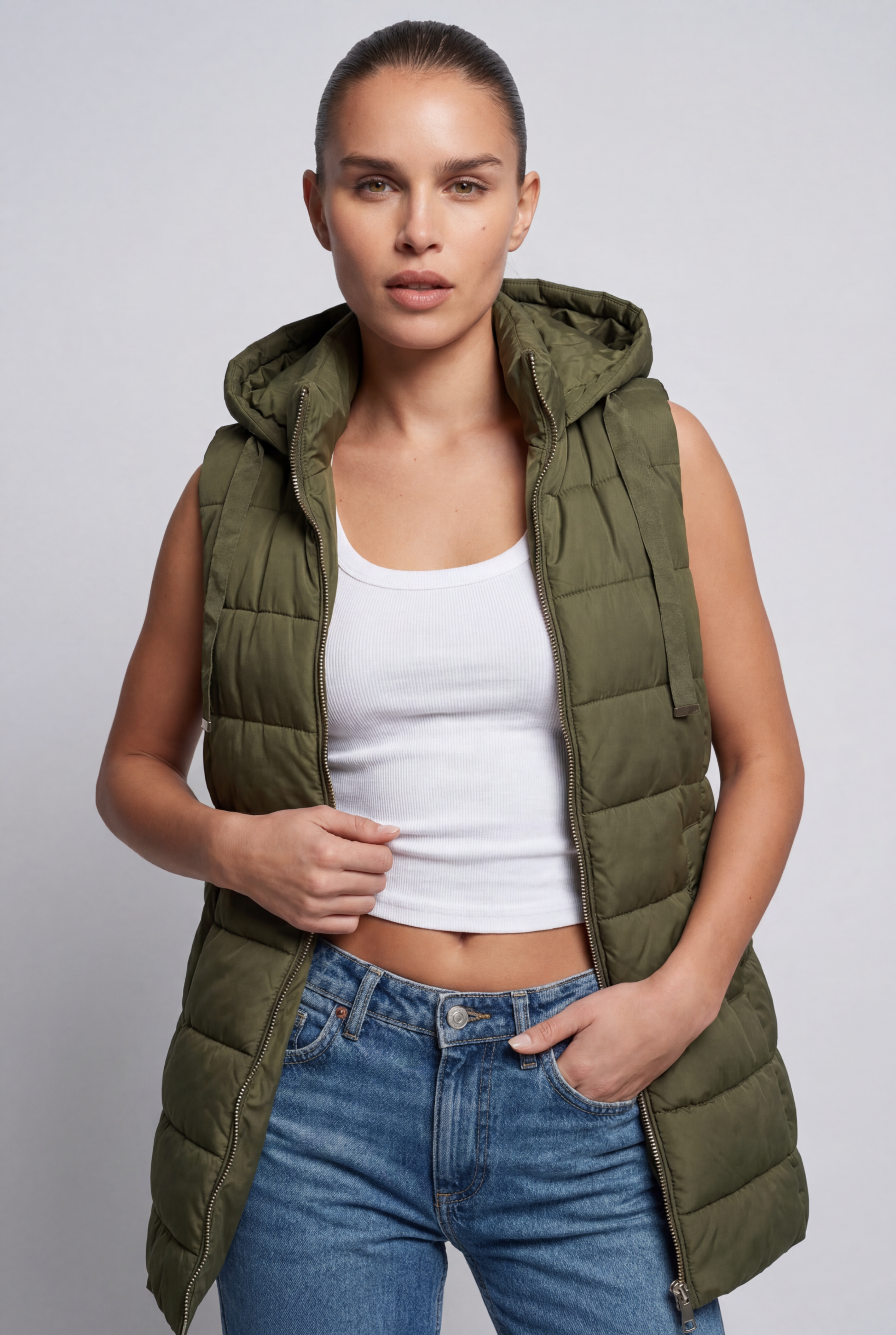 RAIN | Hood Long Puffer