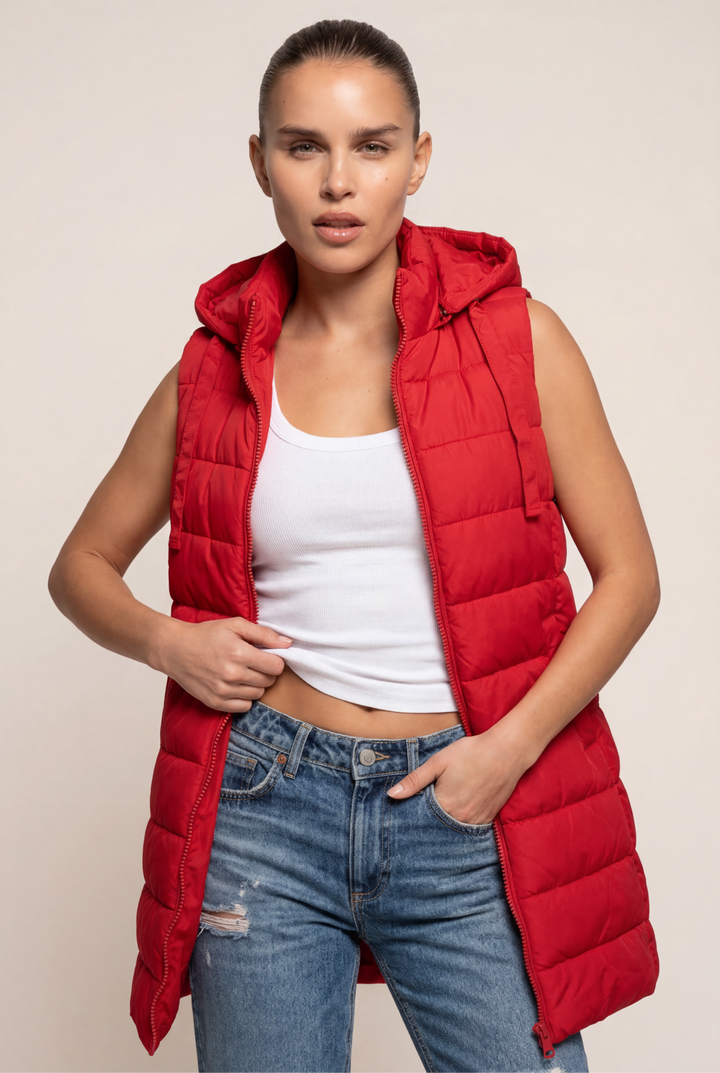 RAIN | Hood Long Puffer