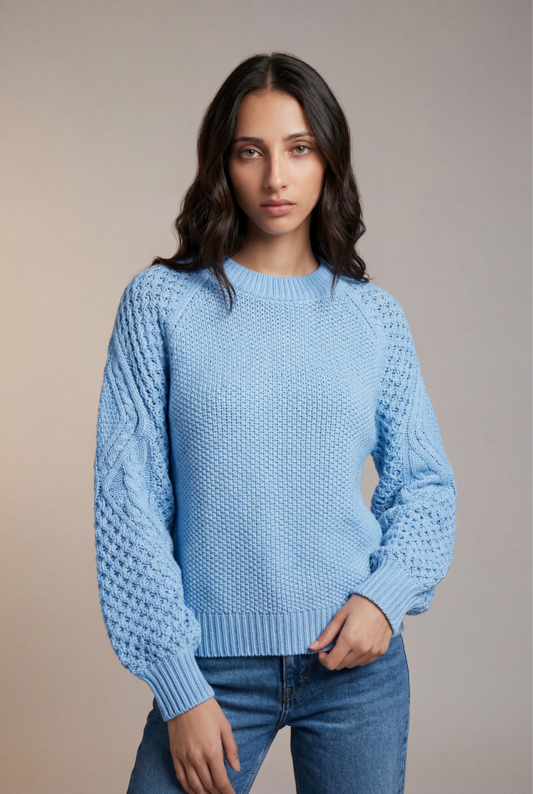 Elowen | Textured Knit Sweater