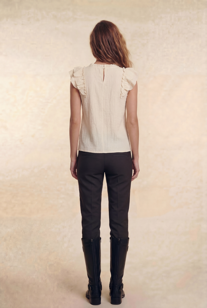 Zhavia | Classy Frill Summer Top
