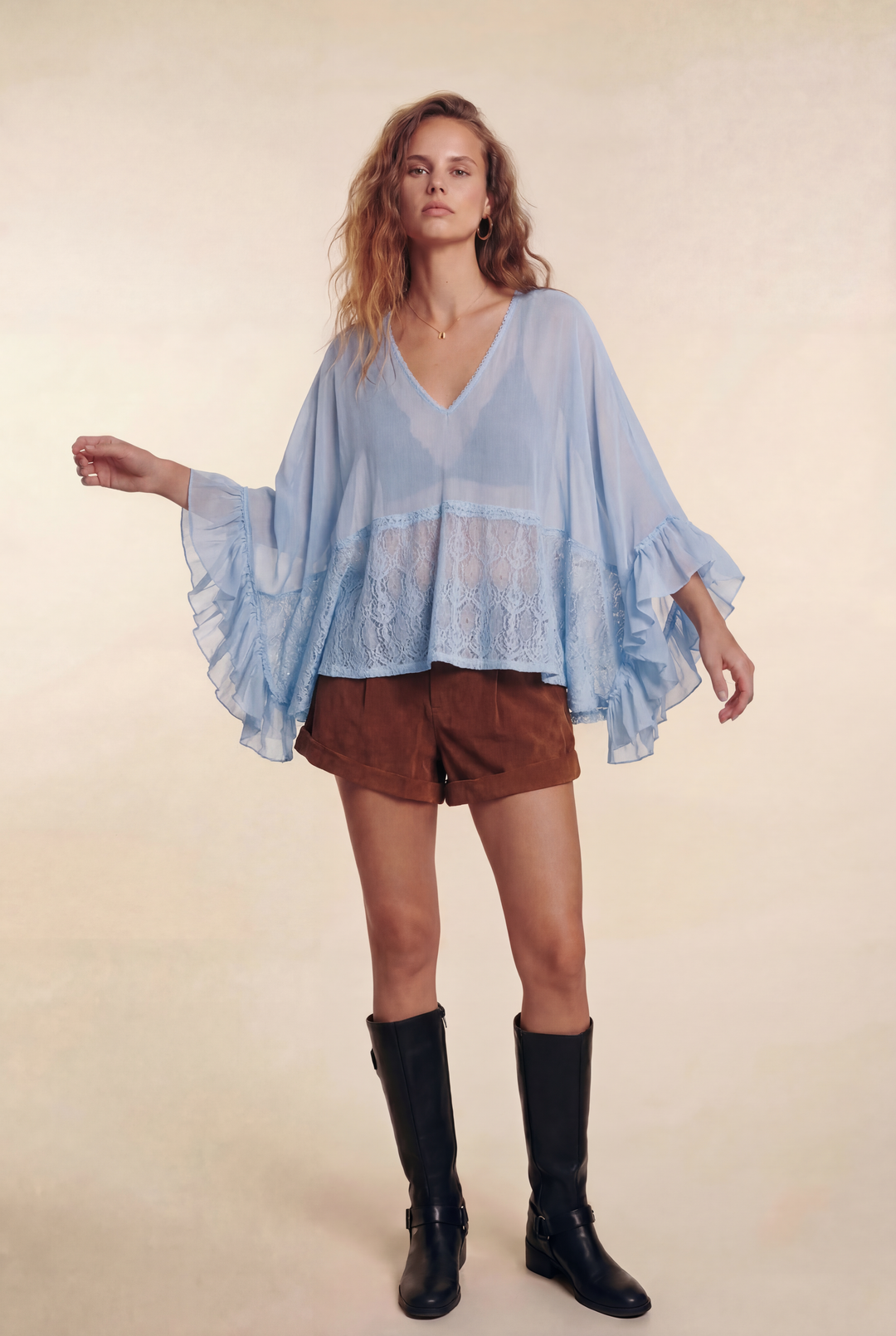 Leona | Classy V-Neck Cover-Up