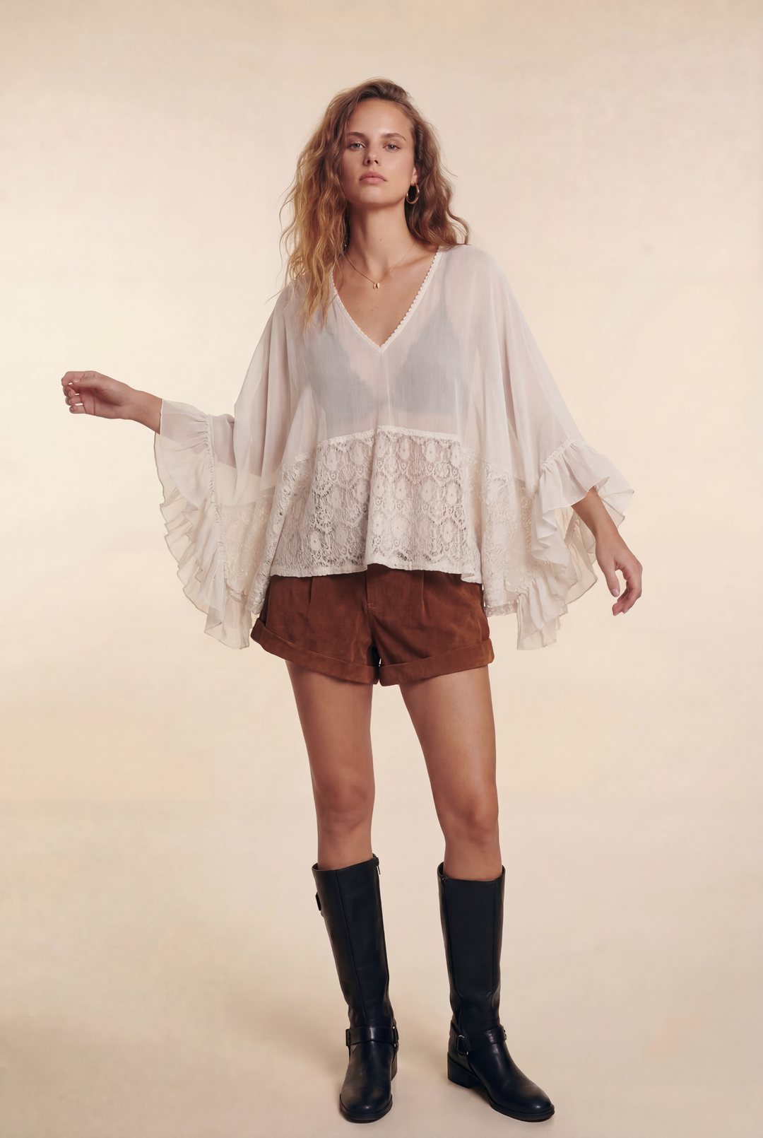 Leona | Classy V-Neck Cover-Up