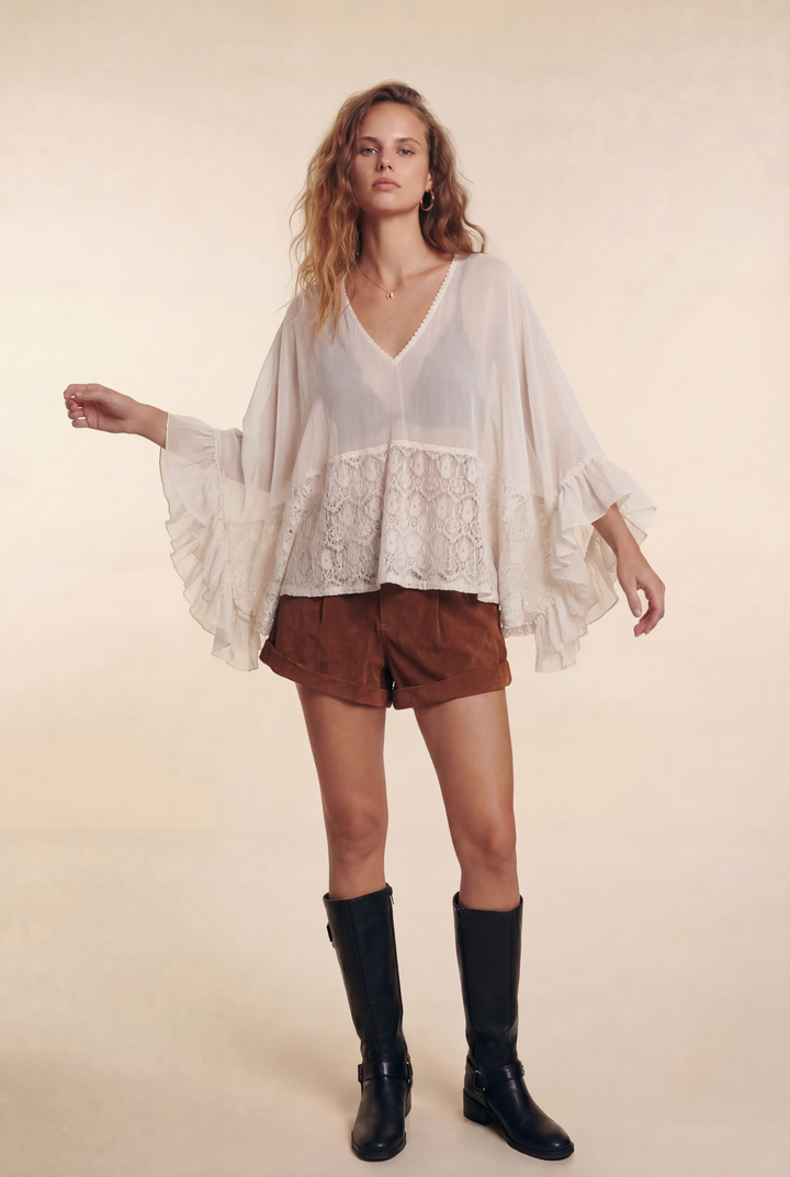 Leona | Classy V-Neck Cover-Up