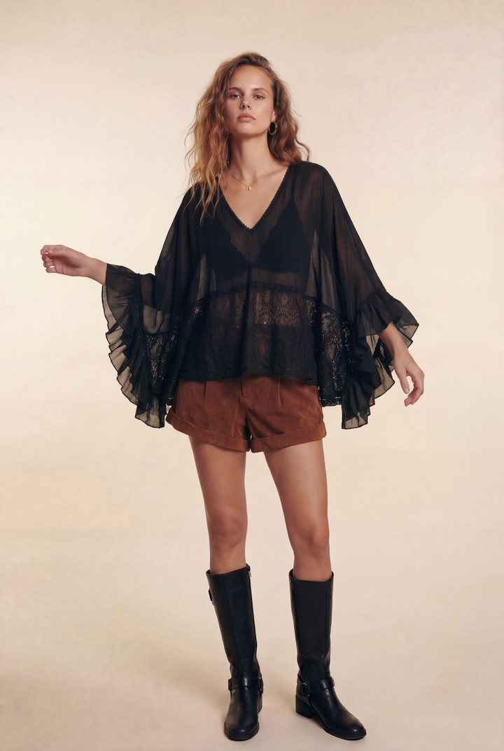 Leona | Classy V-Neck Cover-Up
