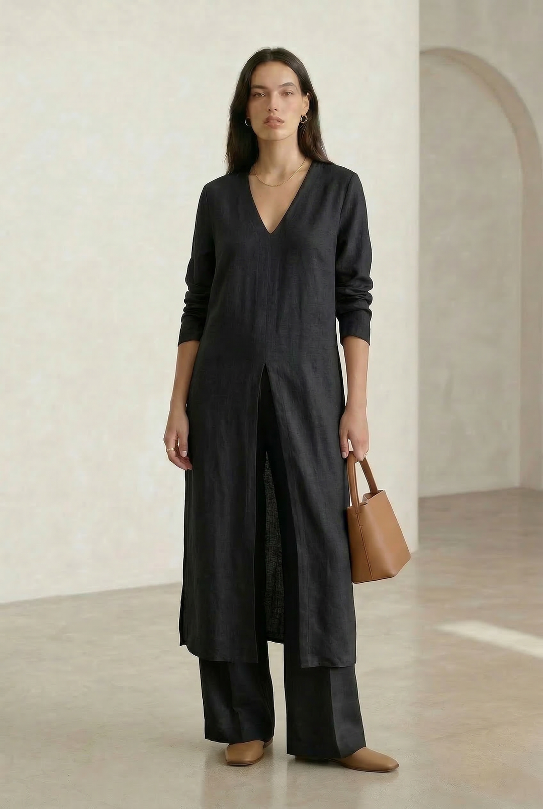 Cherly | Flowy Blouse and Wide-Leg