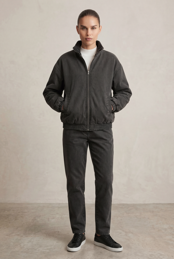 LENA | Sherpa Zip Jacket