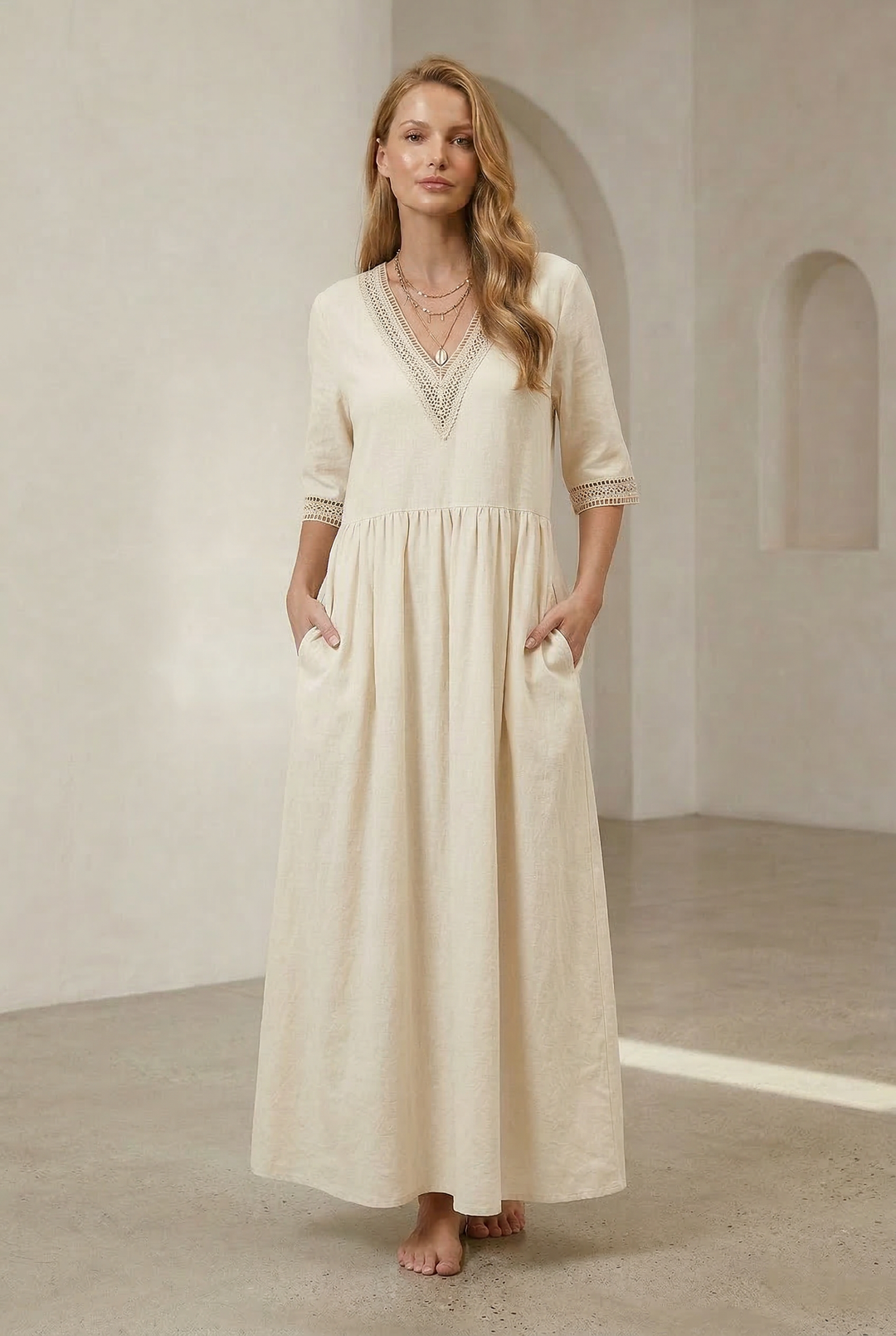 Elvira | Elegant Midi Dress