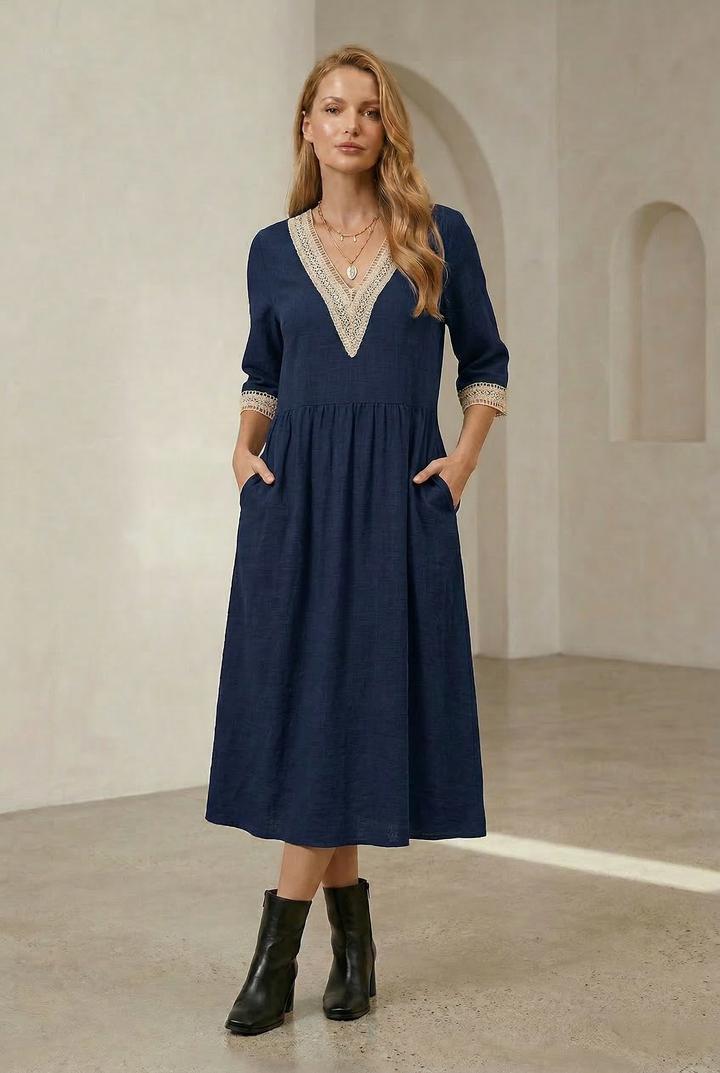 Elvira | Elegant Midi Dress