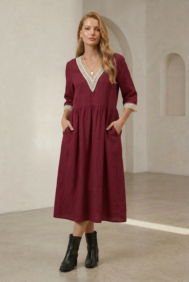 Elvira | Elegant Midi Dress