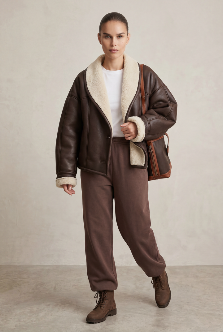 ARIA | Oversized Shearling Jacket