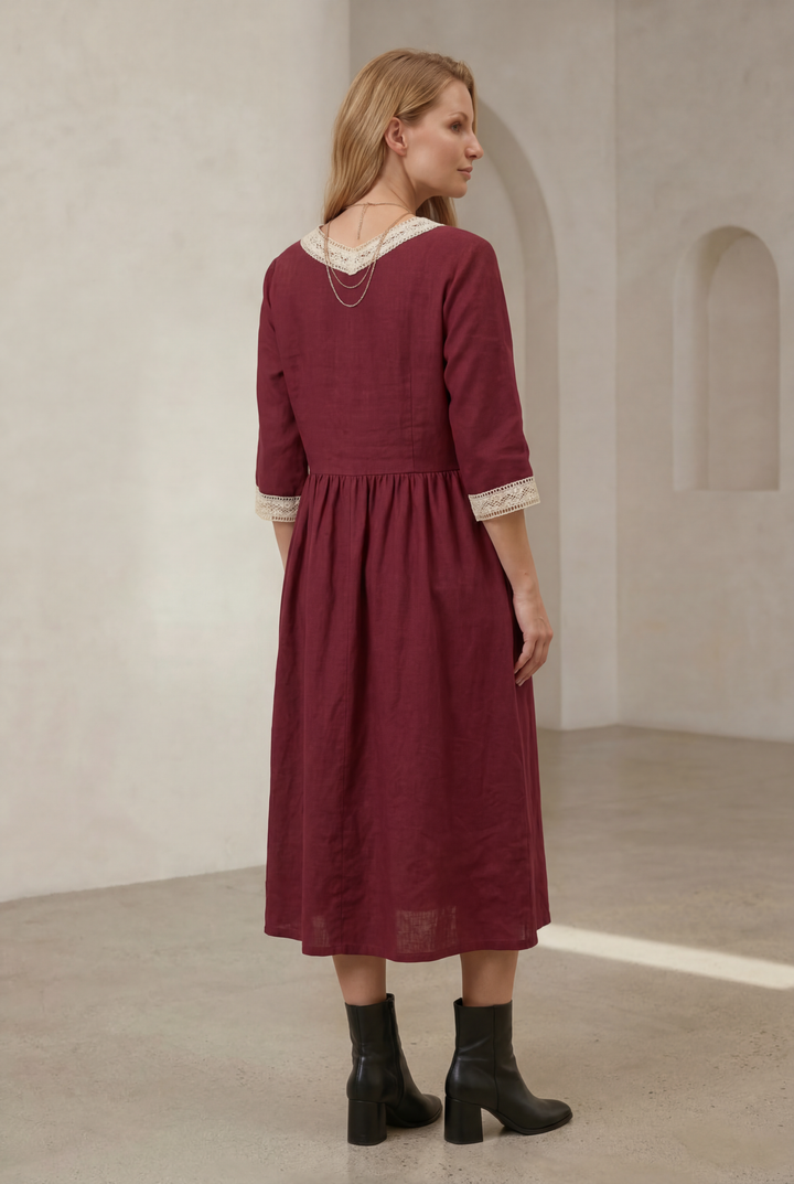 Elvira | Elegant Midi Dress