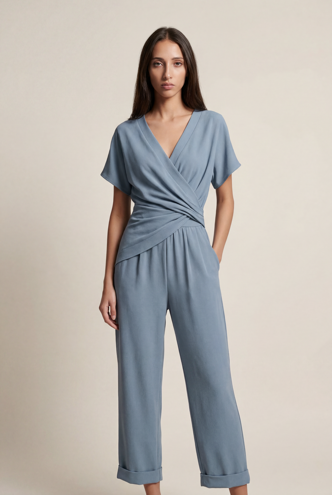 Colleen | Wrap-Front Cropped