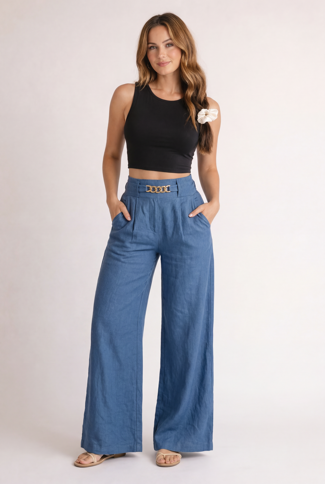 EMILY™ Linen Wide-Leg Pants