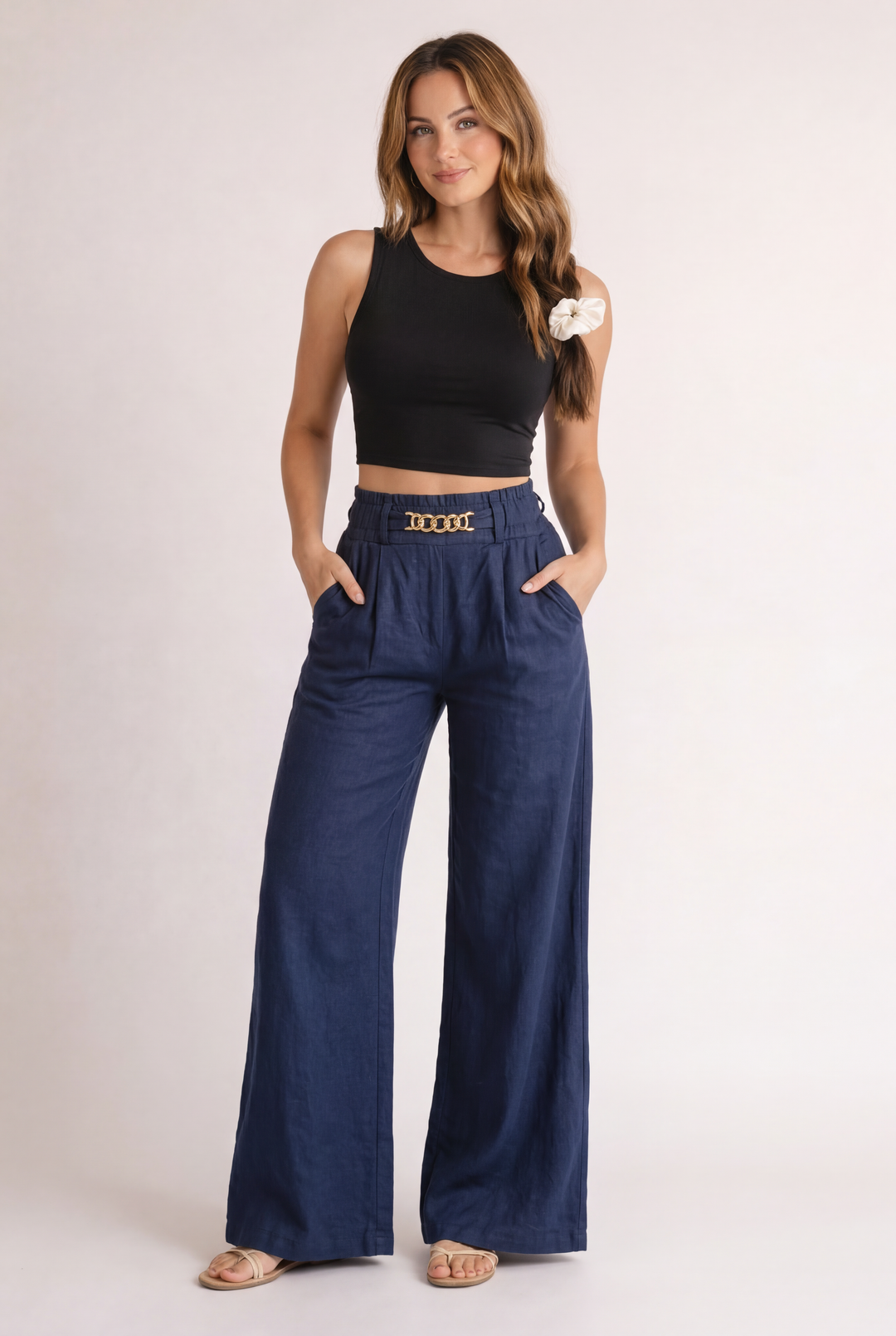 EMILY™ Linen Wide-Leg Pants