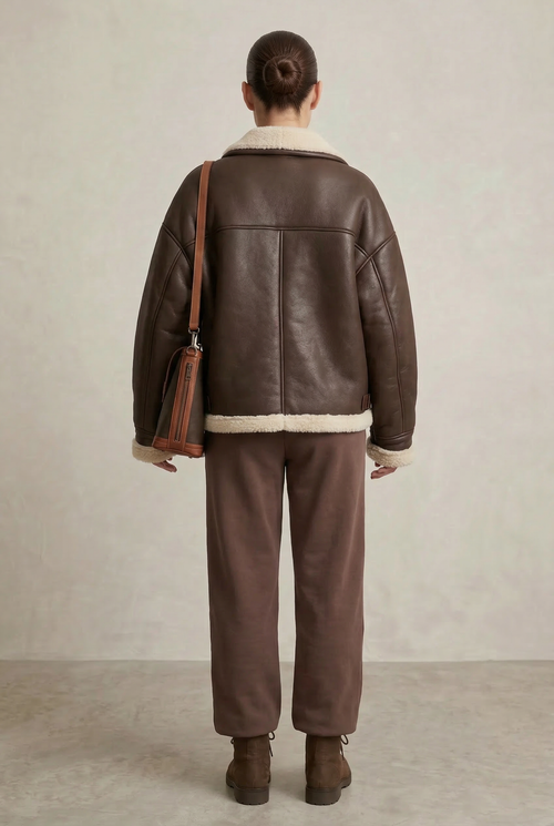 ARIA | Oversized Shearling Jacket