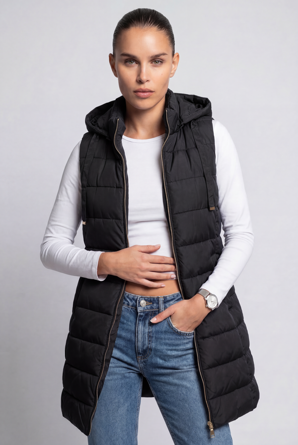 RAIN | Hood Long Puffer