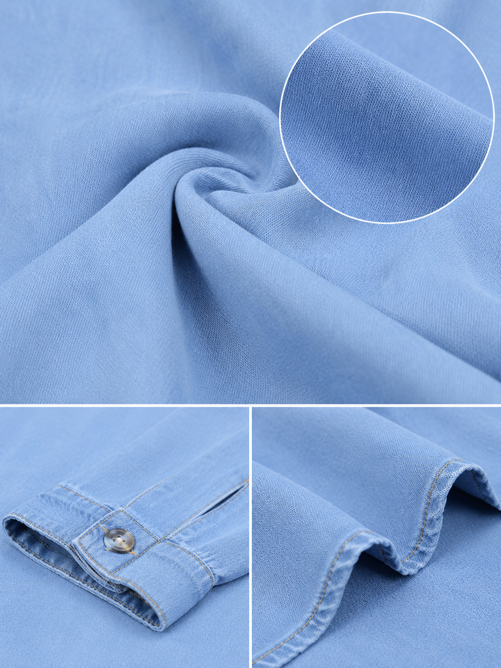 Delana | Denim Button Down Dress