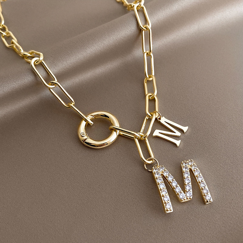 M Letter Pendant