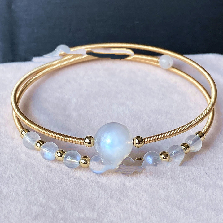 Moonstone Freshwater Pearl Bracelet