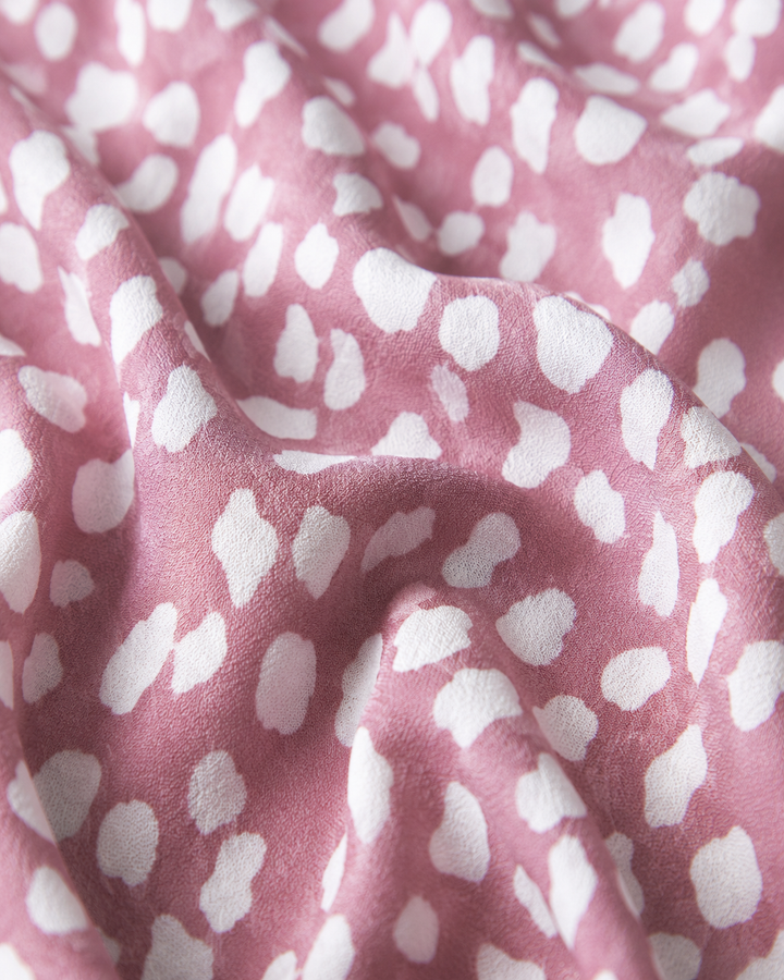 COLETTE | ELEGANT TUMMY-FLATTERING POLKA DOT MIDI DRESS
