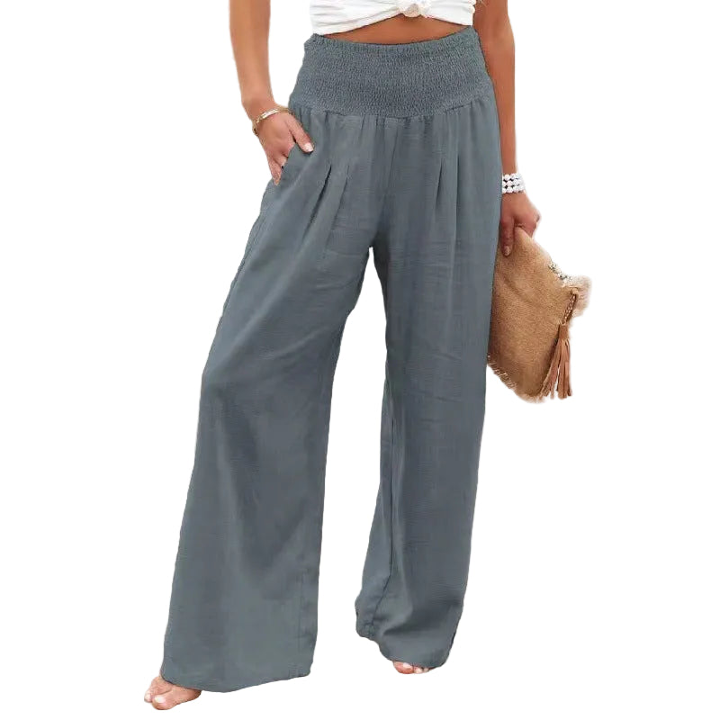 Thearya | Casual Wide-Leg Pants